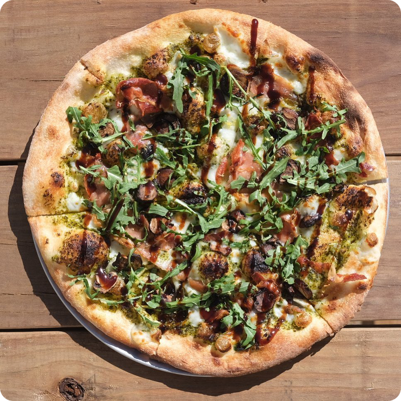 wood fired pizza seasonal small plates and craft drinks at 8000 view